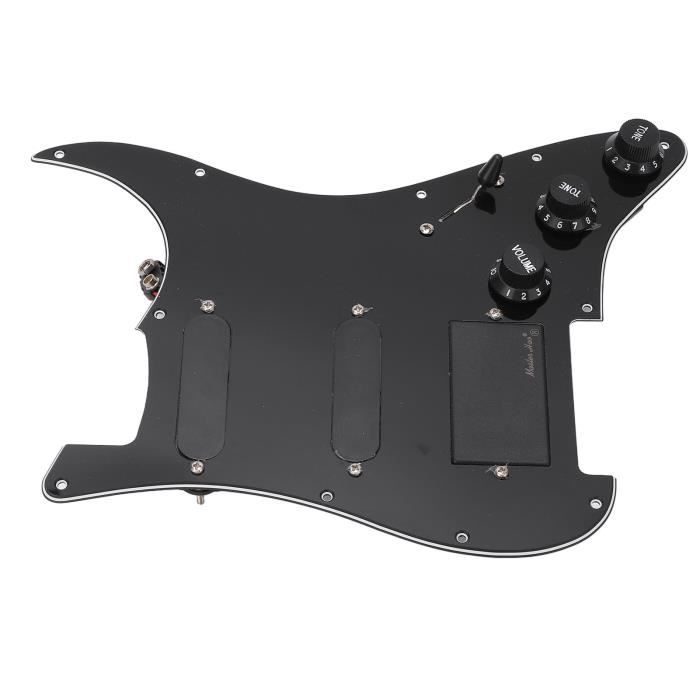 KIMISS Pickguard de ramassage Pickup Pickguard Set SSH Active Kit avec