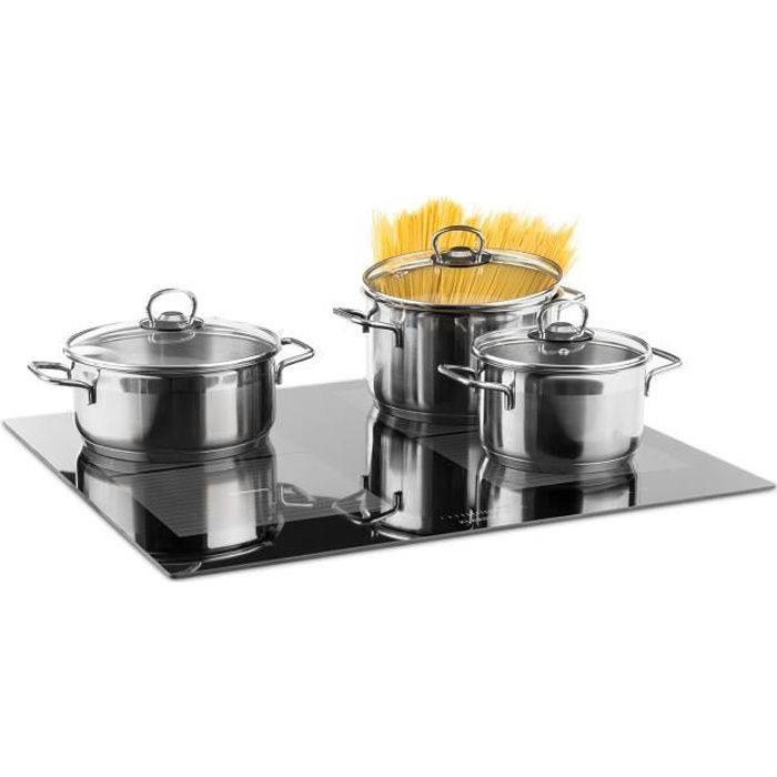 Table De Cuisson Vitrocéramique Klarstein Virtuosa 3 Slim - 3 Foyers 5000W