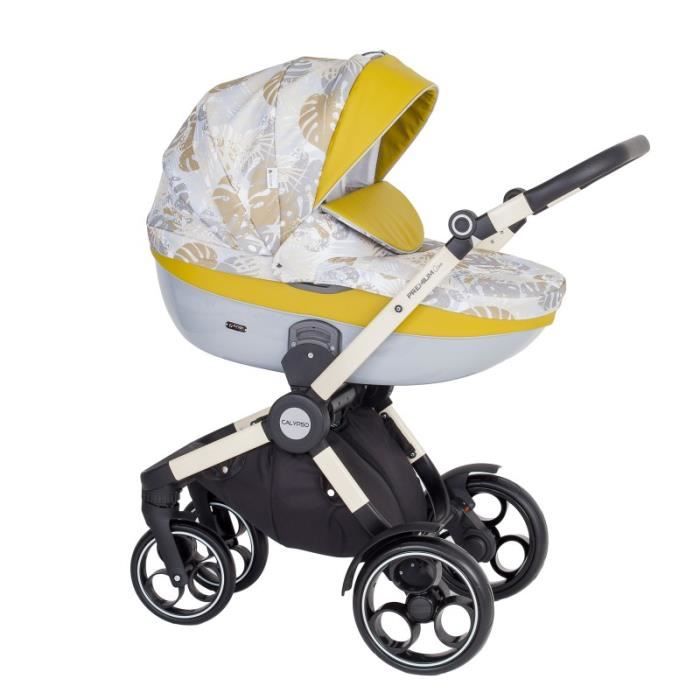 poussette jaune