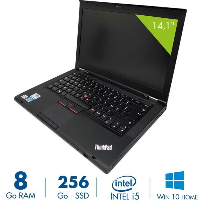 Acheter Ordinateur Portable Lenovo T430 - Core i5 - 3320M@260 GHz - 8Go - 256 Go - Windows 10 Home Reconditionné - 199,00 € Ordinateur Portable Lenovo T430 - Core i5 - 3320M@260 GHz - 8Go - 256 Go - Windows 10 Home Reconditionné - Lenovo reconditionné disponible sur Cdiscount Seconde Vie