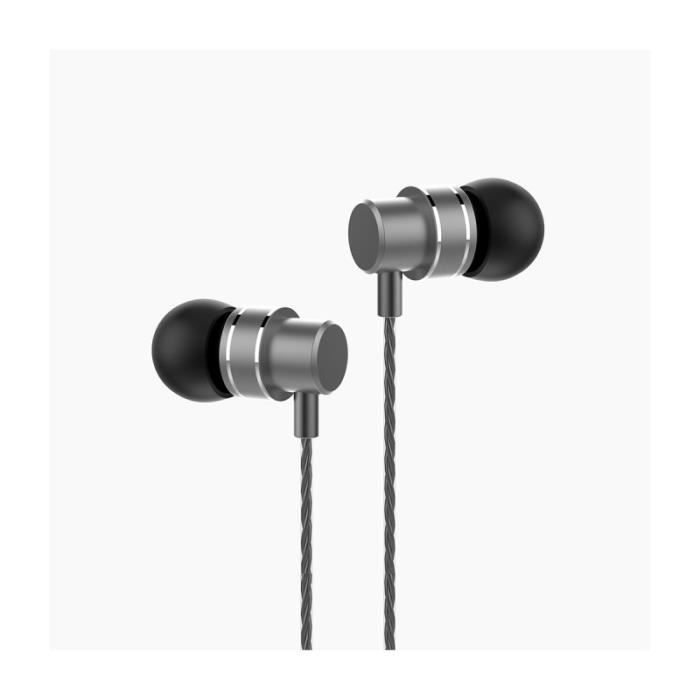 Écouteurs Intra-Auriculaires - LENOVO - Noir - Filaire - jack 35mm - Micro intégré