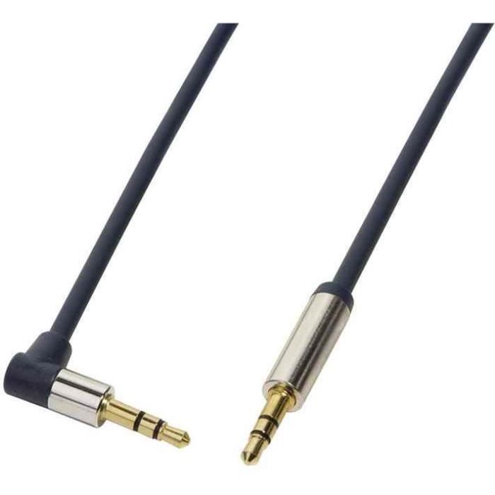 Câble Audio Numérique Toslink 3 M - Connectique Mâle/mâle, Noir - 2