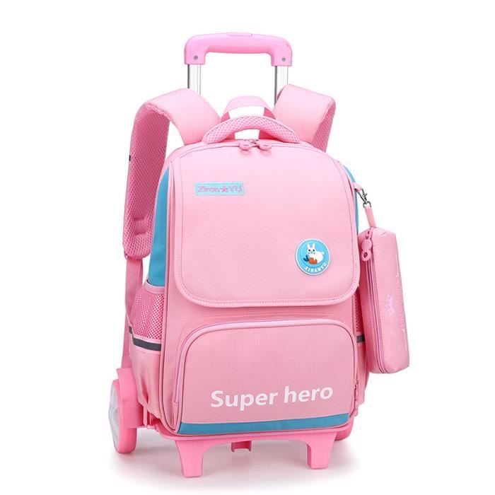 Cartable a roulette deals super heros