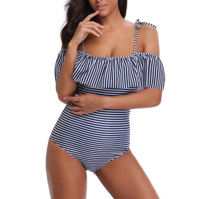 maillot de bain volant push up