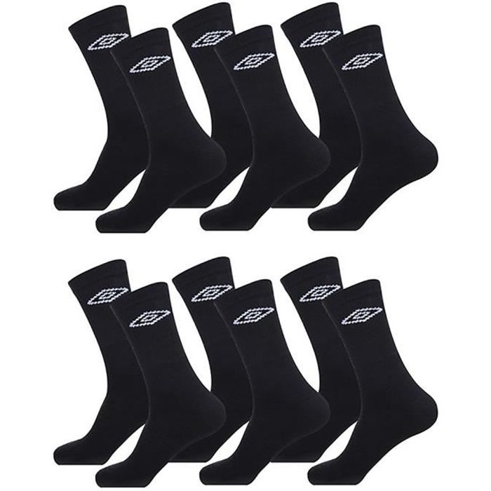 Umbro Lot de 6 Paires de Chaussettes Sneackers Homme Taille 43/46 Blanc -  Sous-vêtements Chaussettes Homme 24,90 €