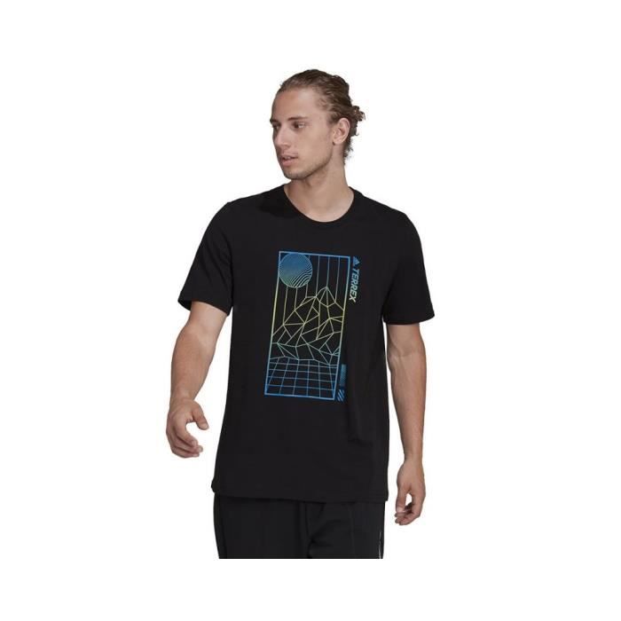 T shirt de randonn e ADIDAS Terrex Mountain Fun Graphic pour homme