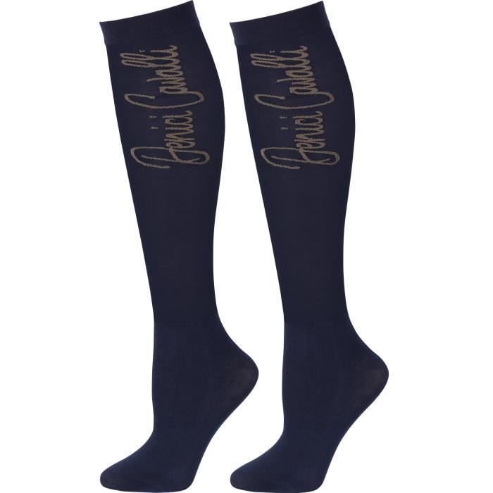 Chaussettes d'équitation hiver écossaises chaudes