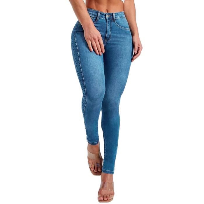 Jeans elastique online femme