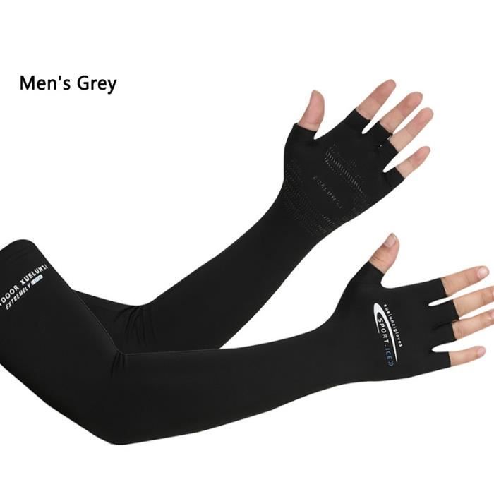 Compression bras,Gants de protection solaire UV pour hommes et femmes