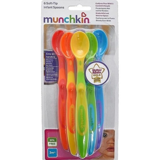 Munchkin 6 Cuilleres Pour Bebe Achat Vente Couverts Bebe Soldes Sur Cdiscount Des Le Janvier Cdiscount