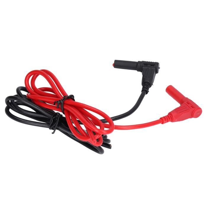sourcingmap 1000V 32A-Noir/Rouge - 85 mm-Clip sur Alligator - 55