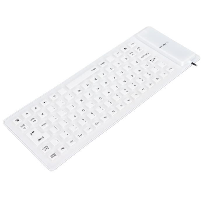 Clavier en silicone – OMABETA – Modèle souple – Étanche – Anti-poussière – Silencieux