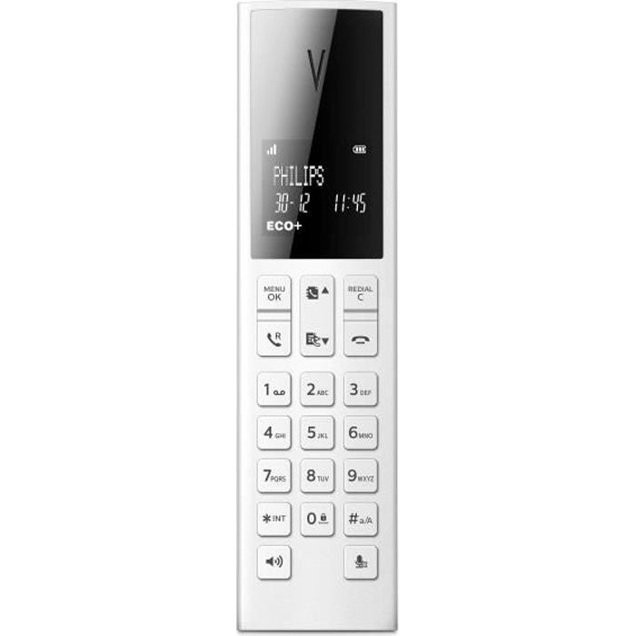 Téléphone fixe sans fil Design Linea M3501W/22 TU Blanc Cdiscount