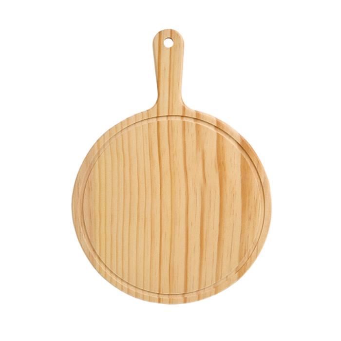 Planche à pizza en bois ronde avec plateau à pâtisserie pour à à la main à  découper en pierre Plateau à PLATEAU - PLAT DE SERVICE - Cdiscount Maison