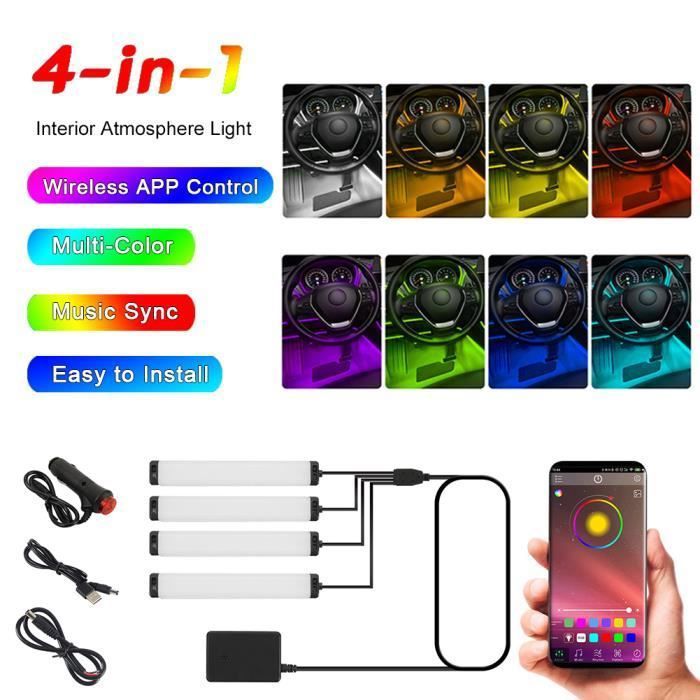 Diffuseur D'air Pour Voiture Avec Lère Ambiante RVB Et