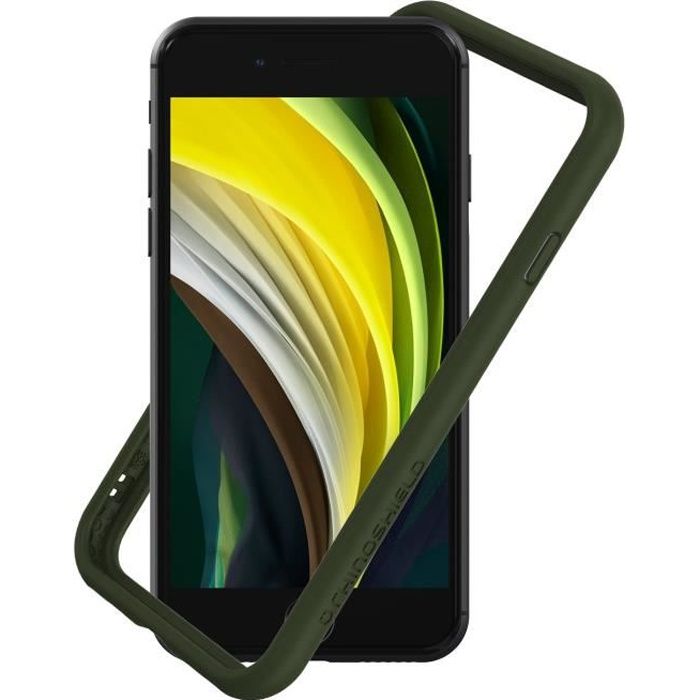 Coque Crashguard Nx Rhinoshield Pour Iphone 7 8 Personnalisable Verrt Kaki Cdiscount Telephonie