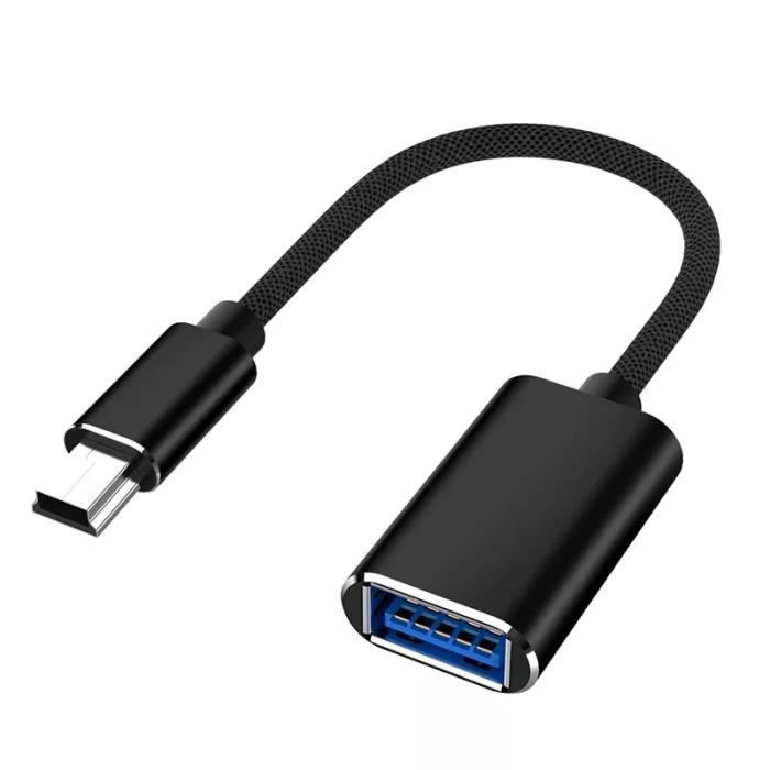 Adaptateur USB-C Vers USB 3.0 Femelle OTG - Blanc, PC - Neuf