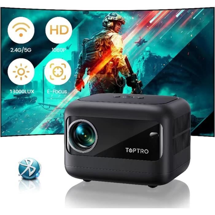Mini Projecteur, Portable Vidéoprojecteur 5G WiFi Bluetooth1080P