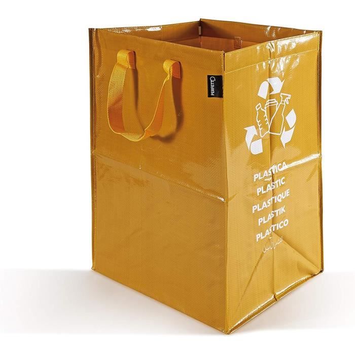 Poubelle Tri Sélectif Papier Perfetto - 62L, 30x38x55cm | Design Recycle