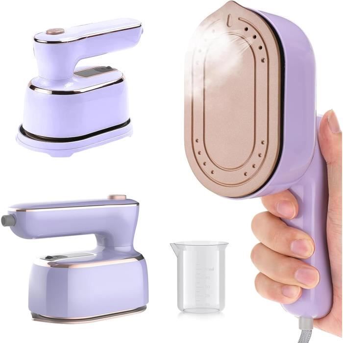 Défroisseur Vapeur Portable ZStarlite 1000W - Chauffage Rapide 20s - Réservoir 100ml - Pour Voyages Et Maison (bleu)