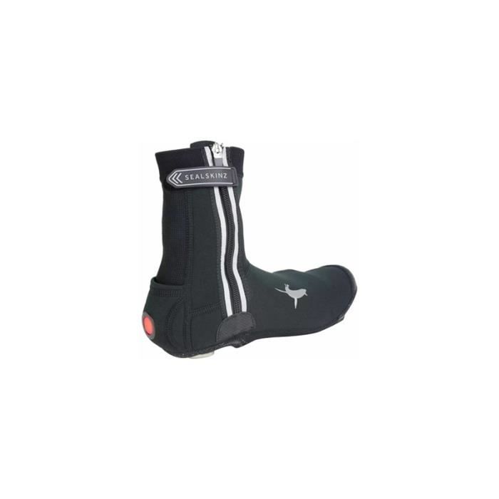 CouvreChaussures Vélo Led Cycle Noirs SEALSKINZ Taille S