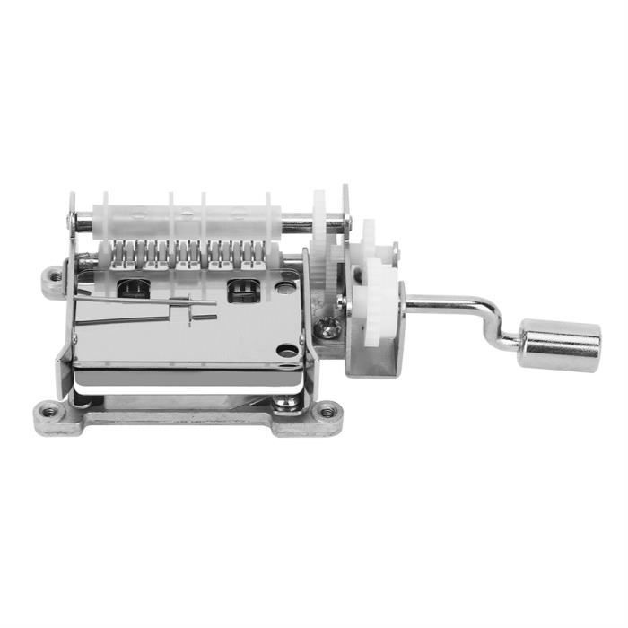 Boîte à Musique à Manivelle Mécanique Classique Danseuse Rotative Boîte De Rangement De Bijoux