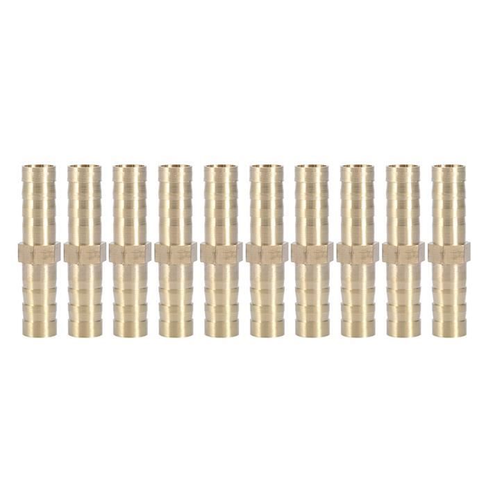 Raccord Barbelé En Laiton M14x1.5 - 7/16" Pour Tuyau Air/Gaz/Carburant - Diamètre 6mm/10mm