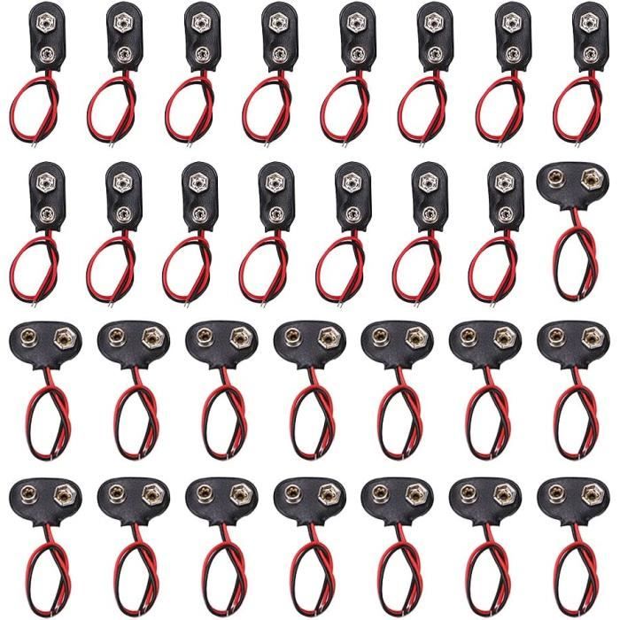 Pzsmocn Flexibles Silicone Breadboard Jumper Wires 24AWG 20cm 40Ensembles/120Pièces Pour Connecteur Dupont 2,54 Mm 1Broche Noir Mâle-Mâle En-tête Adaptateur Sans Soudure Fil Cavalier Câble-Ligne Rouge