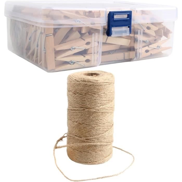 102 Pièces Mini Chevilles pour Mur Photo Décoratif Mini Pinces à Linge