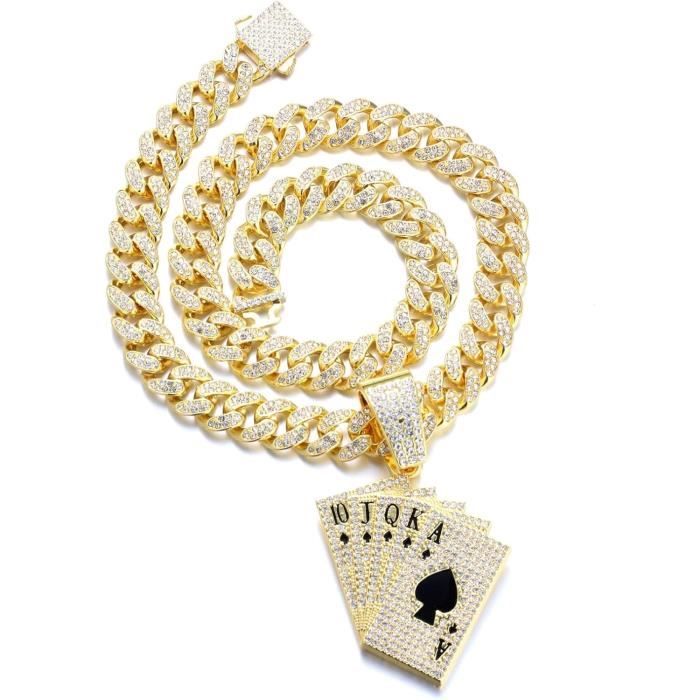 Collier Pendentif Chat avec Queue en Zirconium en Plaqué Or - Carla Nogueres