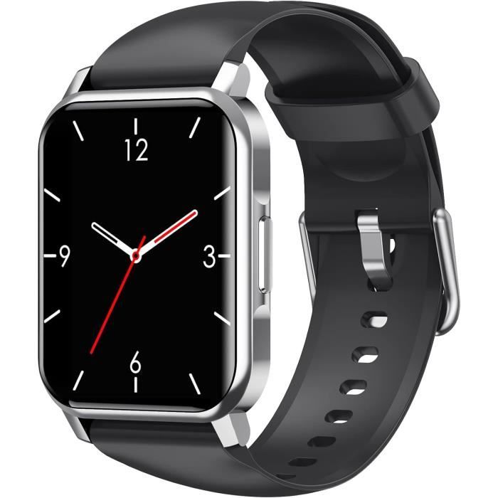 Smart Health Bague de santé pour homme et femme avec fréquence cardiaque, oxygène dans le sang, pression artérielle, moniteur de sommeil, compteur de pas, étanchéité IP68 pour iOS et