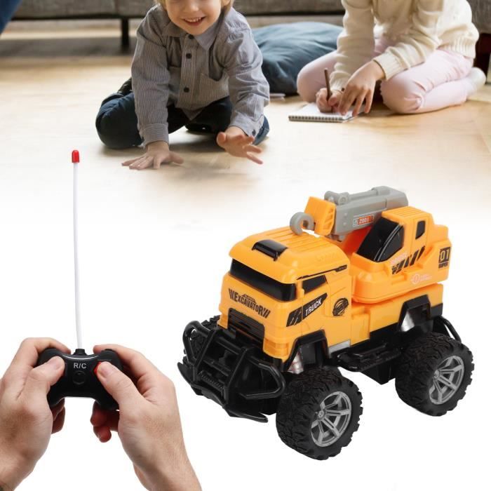 Camion Militaire RC 4 Canaux OD Green avec Tente Amovible pour Enfant