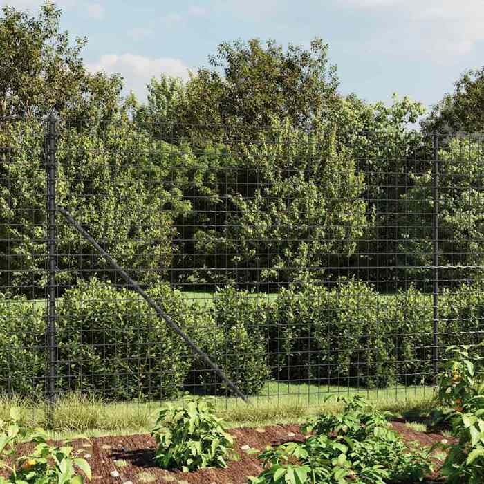 vidaXL Clôture en Treillis Métallique Panneau de Clôture Décoratif Barrière de Protection Jardin Patio Extérieur 154222