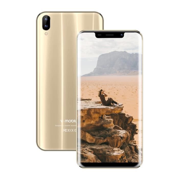 Vente Téléphone portable Smartphone 4G Pas Cher 5,85 Pouce Or 32Go 3800mAh Batterie 13MP Camera Dual SIM, GPS, V·MOBILE A2 Lite Téléphone Portable Débloqué pas cher Vente Téléphone portable Smartphone 4G Pas Cher 5,85 Pouce Or 32Go 3800mAh Batterie 13MP Camera Dual SIM, GPS, V·MOBILE A2 Lite Téléphone Portable Débloqué pas cher