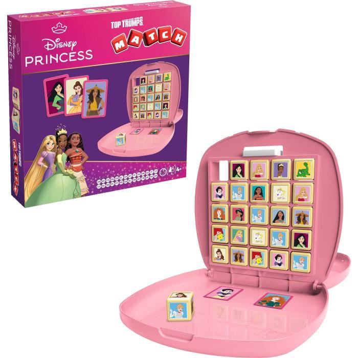 Jeu De Société WINNING MOVES WM05355-ML1-6 – Match Princesses Disney, 2 Joueurs