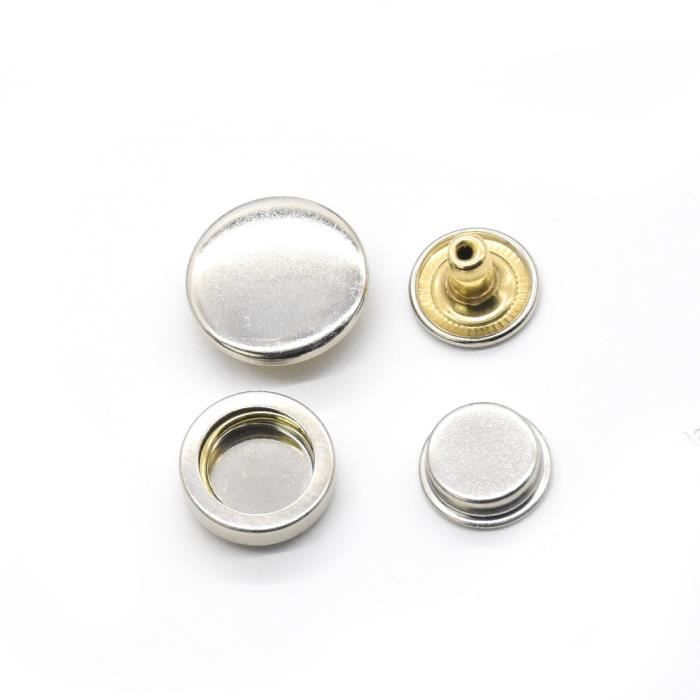 Boutons De Manchette Homme Doré 15 Mm - Acier Inoxydable Miroir - Écrin Cadeau - Pour Mariage, Affaires, Cérémonie