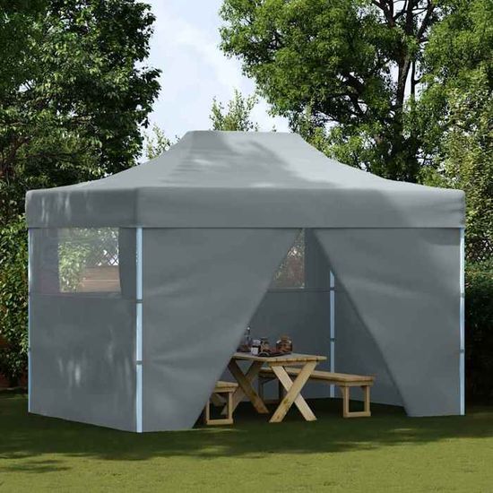 Tente De Réception Pliable Avec Parois Blanc 3x6 M - Tents De Jardin Abri Jardin Gazebo Parasol Chapiteau Pliables Tente De Reception Tentes De Reception Belvedere Pavillon 86458444