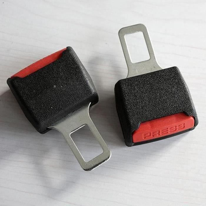 2pcs clip de ceinture de sécurité de voiture extension connecteur