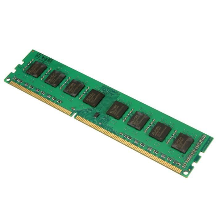 8 Go (2x4 Go) RAM SODIMM DDR3 1333 MHz Elpida Pour PC Portable - Mémoire PC3-10600S 204 Broches