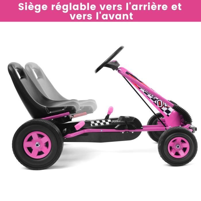 Kart à Pédales Vélo et Véhicule pour Enfants Siège Réglable