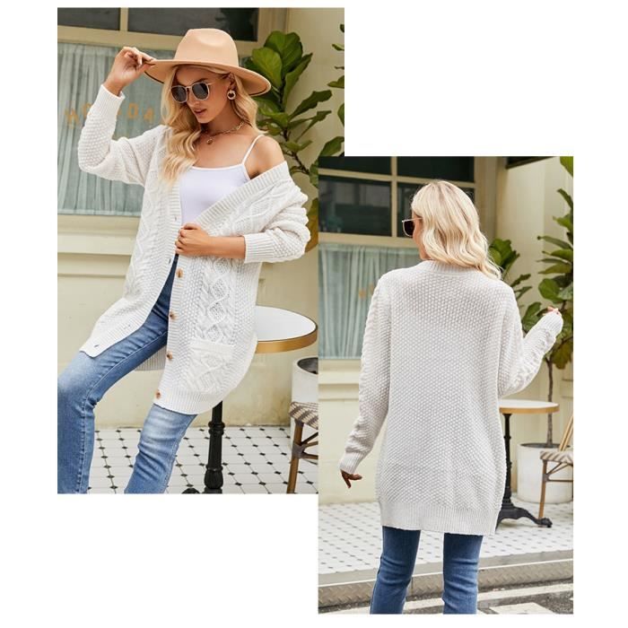 Pull Maille blanc Taille 46 | Femme