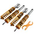 maXpeedingrods Kit Amortisseurs suspension combines filetes pour VW Jetta II GOLF MK2 MK3 83-02-2