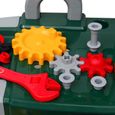 établi-jouet avec outils pour enfants Vert + Gris-2