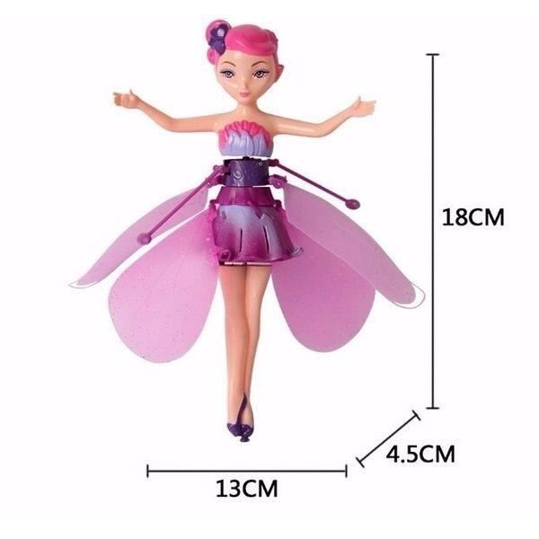 Capteur de mouvement princesse, fée volante, modèle magique, poupée pour  fille, jouet pour enfant, cadeau d'anniversaire - AliExpress