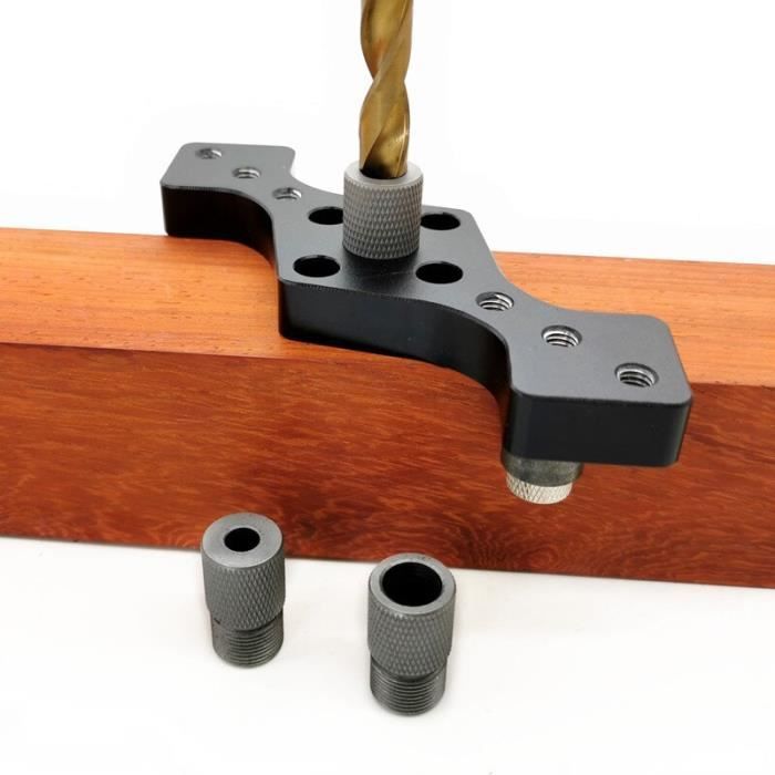 Gabarit De Perçage Vertical Pour Bois - 6, 8, 10 Mm, Modèle B En Aluminium, Neuf