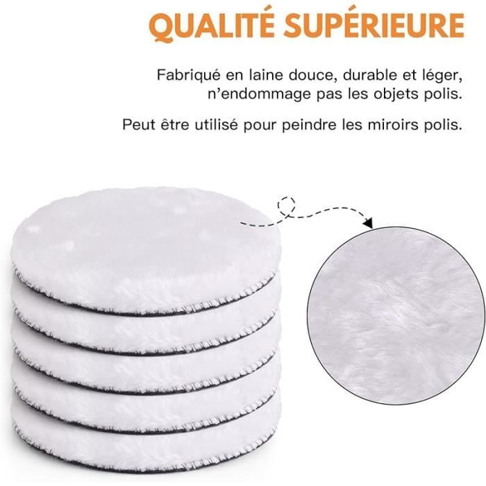 Pour Meuleuse 125 MOGRQAP Disque De Ponçage De 150 Mm Avec Adaptateur De Perceuse K 426767 Plateau Pour Disque A Poncer