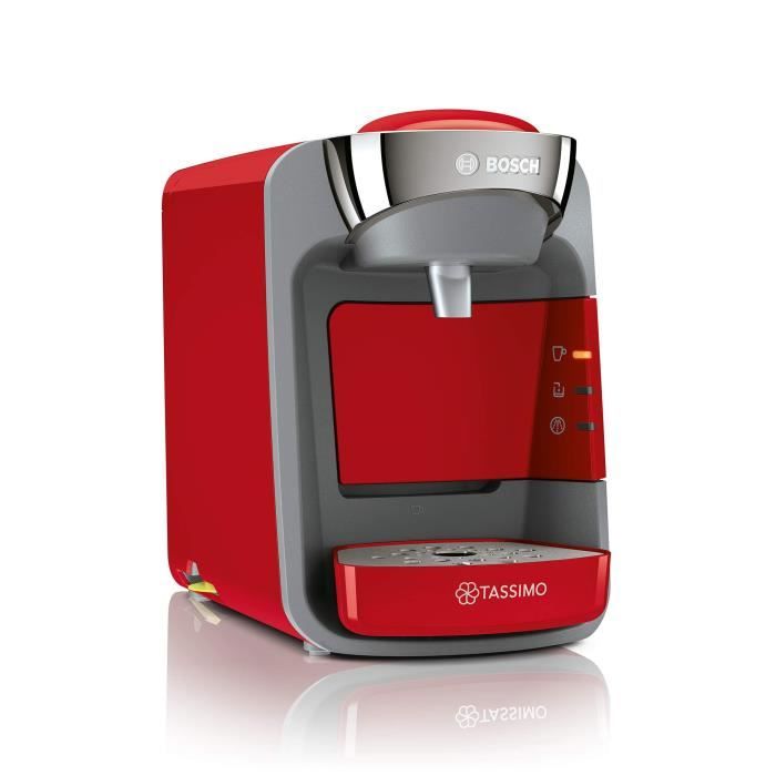 Cafetière Tassimo Bosch Rouge, Modèle TAS7004GB, Occasion