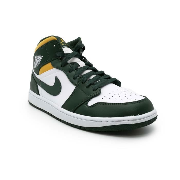 Air jordan 1 mid vert on sale
