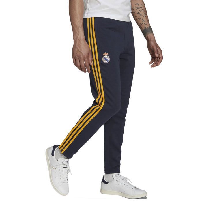 Pantalon D'entraînement Real Madrid Officiel Adidas - Taille M Homme - Noir - Football Authentique