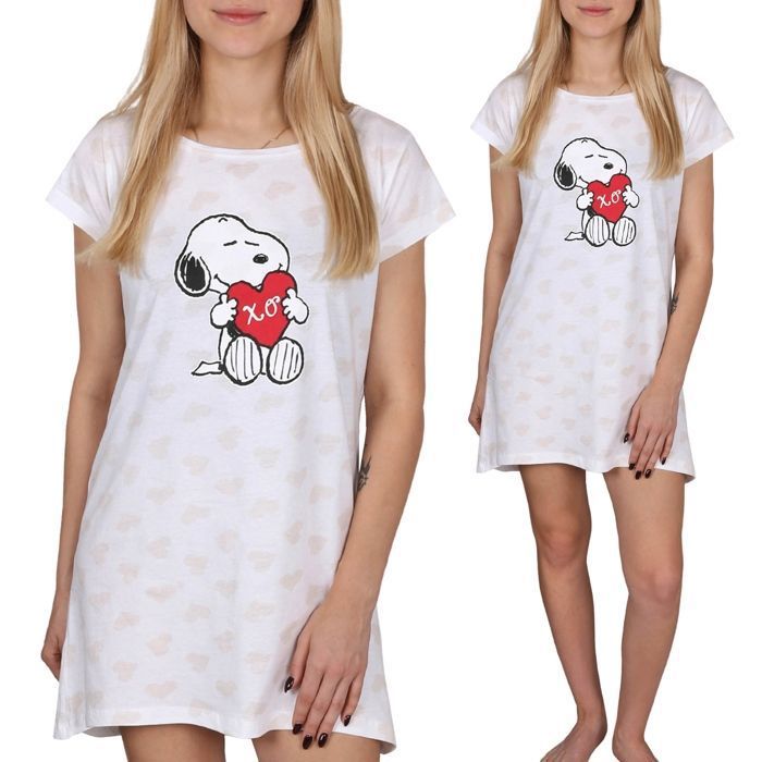 T-shirt Femme Snoopy's Sister Belle - Taille XS, Gris, Manches Courtes, Neuf Avec étiquette